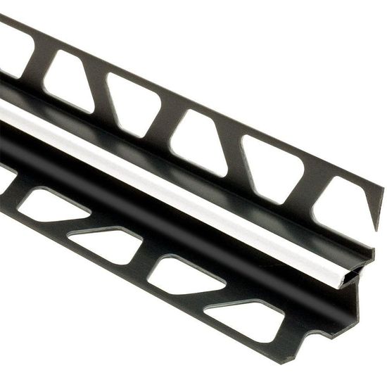 DILEX-EKE Profilé de joint de mouvement pour angles muraux - plastique PVC blanc éclatant 7/16" x 3/8" x 8' 2-1/2"