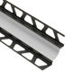 DILEX-HKW Cove-Shaped Profile with 11/16" Radius PVC Plastic Classic Grey 11/32" (9 mm) x 11/32" x 8' 2-1/2"