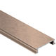 DESIGNLINE Profil décoratif de bordure - aluminium anodisé cuivre brossé 1/4" (6 mm) x 8' 2-1/2"