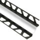 DILEX-HKW Cove-Shaped Profile with 11/16" Radius PVC Plastic Bright White 11/32" (9 mm) x 11/32" x 8' 2-1/2"