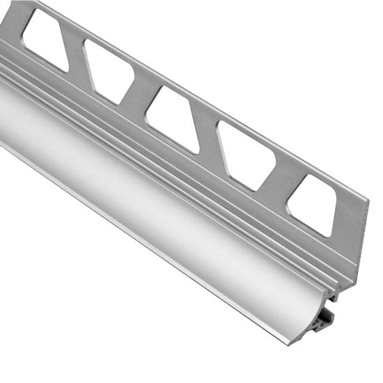 DILEX-AHKA Profilé à gorge avec un radius de 3/8" (10 mm) - aluminium anodisé mat 3/8" x 8' 2-1/2"