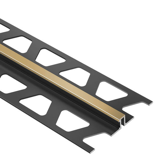 DILEX-BWS Profilé pour joint de surface avec zone de mouvement de 3/16" - plastique PVC beige clair 5/16" (8 mm) x 8' 2-1/2"