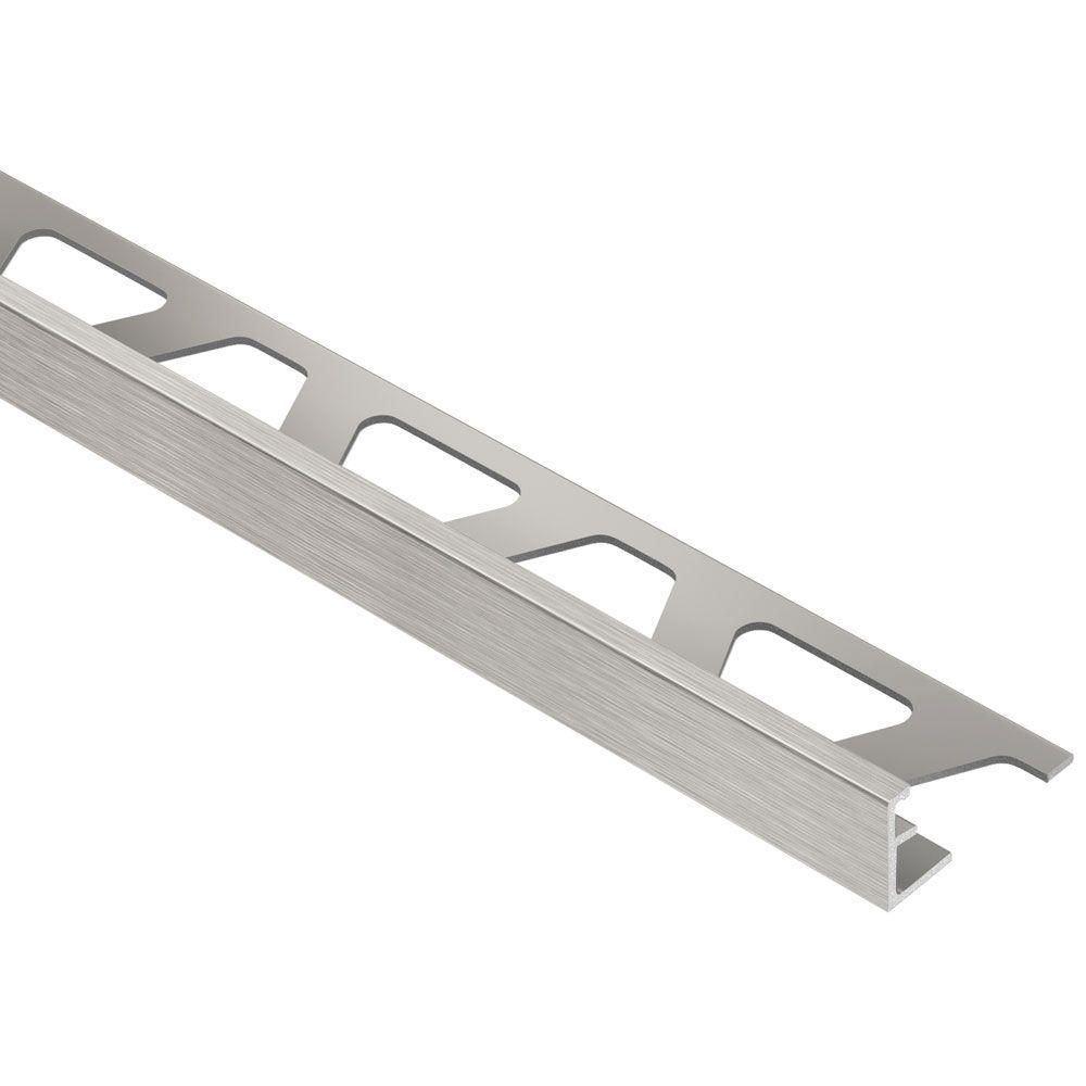 Schluter SCHIENE Floor/Wall Tile Edging Trim Anodized Aluminum Brushed ...