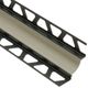 DILEX-HKW Cove-Shaped Profile with 11/16" Radius PVC Plastic Grey 7/16" (11 mm) x 7/16" x 8' 2-1/2"