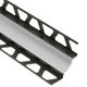 DILEX-HKW Cove-Shaped Profile with 11/16" Radius PVC Plastic Classic Grey 7/16" (11 mm) x 7/16" x 8' 2-1/2"