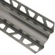DILEX-EHK Profilé à gorge avec un radius de 23/32" Acier inoxydable (V2) 11/32" (9 mm) x 11/32" x 8' 2-1/2"