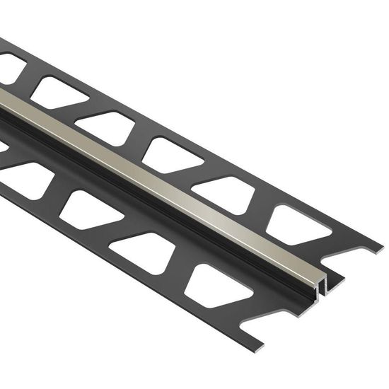 DILEX-BWS Surface Joint Profile with 3/16" (4.5 mm) Movement Zone - PVC Plastic Grey 3/16" x 8' 2-1/2"