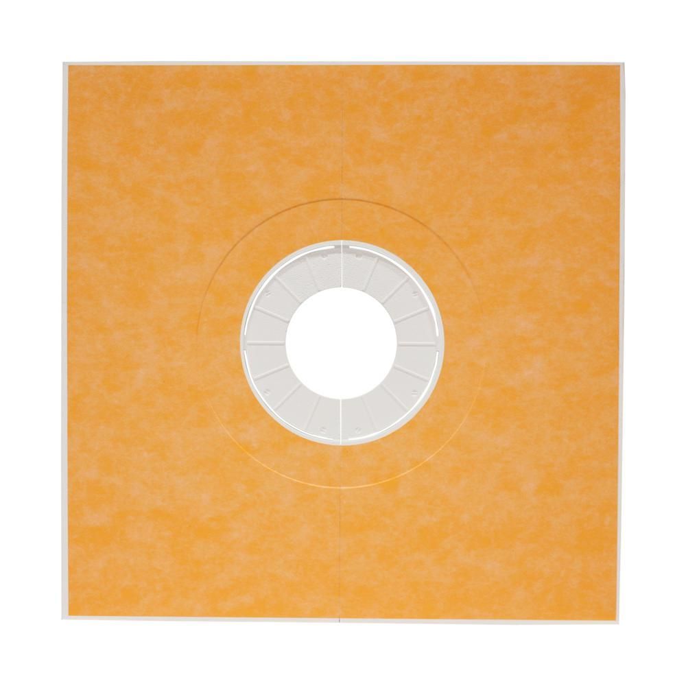 Schluter KERDISHOWERTT Prefabricated Sloped Shower Base with Center
