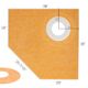 KERDI-SHOWER-TT Base de douche mince avec néo-angle 38" x 38"