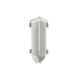DESIGNBASE-SL Coin intérieur 90° Aluminium Blanc mat 2-3/8" (60 mm)