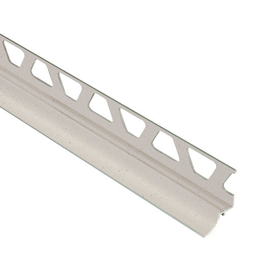 DILEX-AHKA Profilé à gorge avec un radius de 3/8" - aluminium ivoire 1/2" (12.5 mm) x 8' 2-1/2"