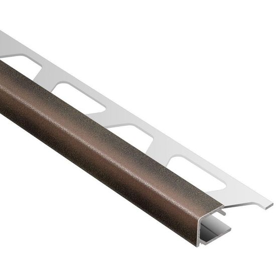 QUADEC Profilé de bordure carré - aluminium bronze 5/16" (8 mm) x 8' 2-1/2"
