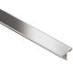 RENO-T Brushed Stainless Steel 17/32" (14 mm) x 8' 2-1/2" Metal T-Shaped Tile Edging Trim