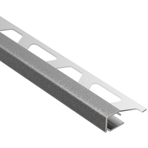 Schluter - QUADEC - Profilé de bordure carré - alum. gris pierre 3/8