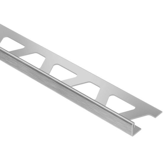SCHIENE Profilé de bordure pour mur/plancher acier inoxydable (V2) brossé 1/4" (6 mm) x 8' 2-1/2"