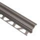 DILEX-AHK Profilé à gorge avec un radius de 3/8" Aluminium Gris pierre 1/2" (12.5 mm) x 8' 2-1/2"