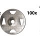 KERDI-BOARD-ZS/-ZT Screws and Washers - Galvanized Steel 1-5/8" (Pack of 100)