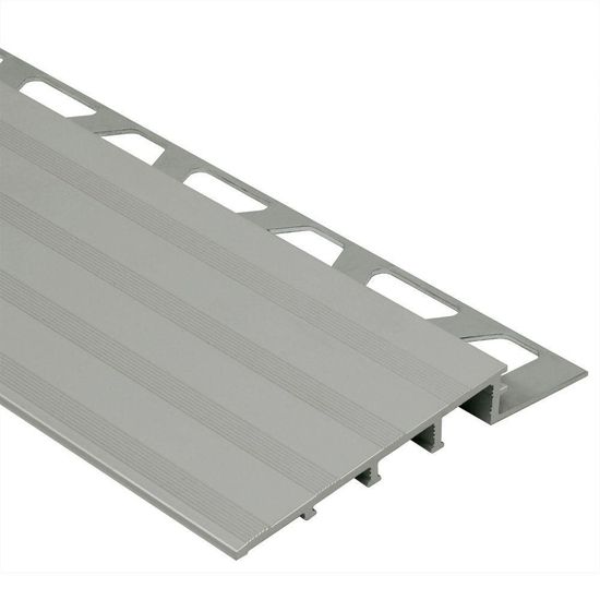 RENO-RAMP Wide Reducer Profile - Aluminum Anodized Matte 3-1/2" x 8' 2-1/2" x 1/2" (12.5 mm)