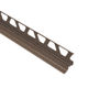 DILEX-AHKA Cove-Shaped Profile with 3/8" Radius Anodized Aluminum Light Anthracite 3/8" (10 mm) x 8' 2-1/2"