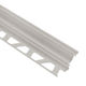 DILEX-AHK Cove-Shaped Profile with 3/8" Radius Aluminum Greige 1/2" (12.5 mm) x 8' 2-1/2"