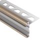 RONDEC-CT Profilé de bordure à comptoir double rail - Aluminum Beige 1/2" (12.5 mm) x 8' 2-1/2"