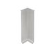 DESIGNBASE-SL Coin intérieur 90° Acier inoxydable (V2) brossé 6-3/8" (160 mm)