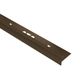 VINPRO-STEP Resilient Surface Stair-Nosing Profile - Aluminum Anodized Brushed Antique Bronze 5/32" (4 mm) x 8' 2-1/2"