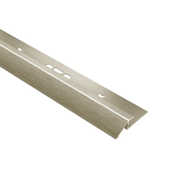 VINPRO-U Profilé réducteur pour revêtement de vinyle - aluminium anodisé nickel brossé 5/32" (4 mm) x 8' 2-1/2"