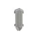 DESIGNBASE-SL Inside Corner 90° Aluminum with Brushed Stainless Appearance 3-1/8" (80 mm)