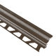 DILEX-AHK Profilé à gorge avec un radius de 3/8" Aluminium Anthracite clair 3/8" (10 mm) x 8' 2-1/2"