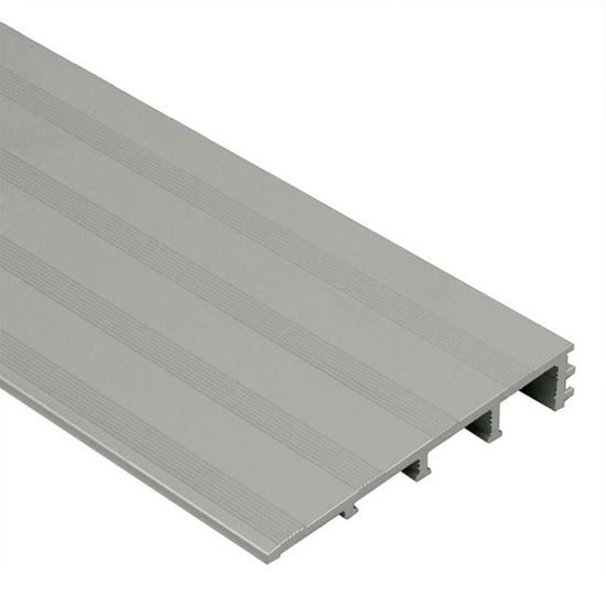RENO-RAMP-K Retrofit Wide Reducer Profile - Aluminum Anodized Matte 2-1/2" x 8' 2-1/2" x 1/2" (12.5 mm)