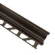 DILEX-AHK Profilé à gorge avec un radius de 3/8" Aluminium Anthracite foncé 5/16" (8 mm) x 8' 2-1/2"