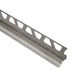 DILEX-AHKA Profilé à gorge avec un radius de 3/8" Aluminium Gris pierre 3/8" (10 mm) x 8' 2-1/2"