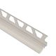 DILEX-AHKA Cove-Shaped Profile with 3/8" Radius Anodized Aluminum Ivory 5/16" (8 mm) x 8' 2-1/2"