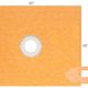 KERDI-SHOWER-T Kit de bac de douche préfabriquée en pente avec position de sortie centrée 48" x 60"
