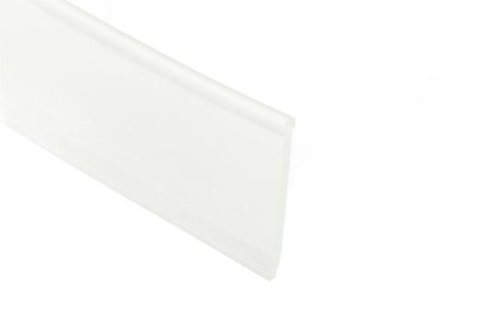 SHOWERPROFILE-WSL Straight Lip Insert - PVC Plastic  5/16" (8 mm) x 8' 2-1/2"