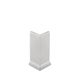 DESIGNBASE-SL Outside Corner 90° Stainless Steel (V2) Brushed 4-3/8" (110 mm)