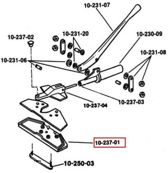 Pin Plate Assembly for 10-237