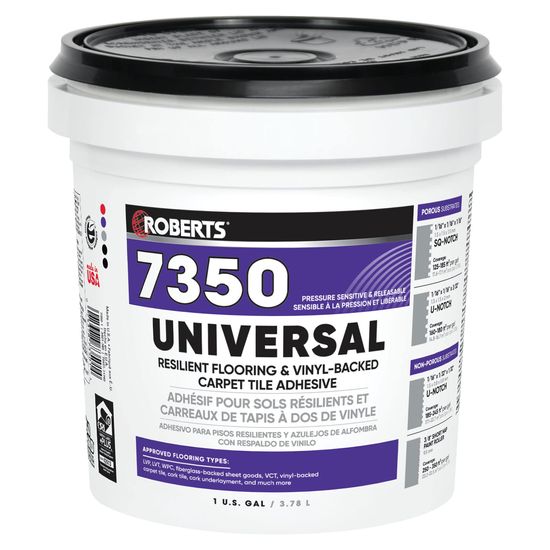 Resilient Flooring Adhesive 7350 Universal 1 gal
