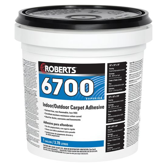 Indoor/Outdoor Carpet Adhesive 6700 - 1 gal