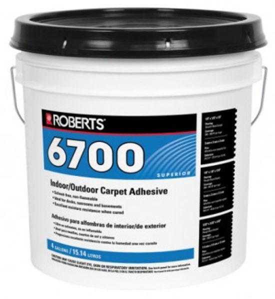 Indoor/Outdoor Carpet Adhesive 6700 - 4 gal