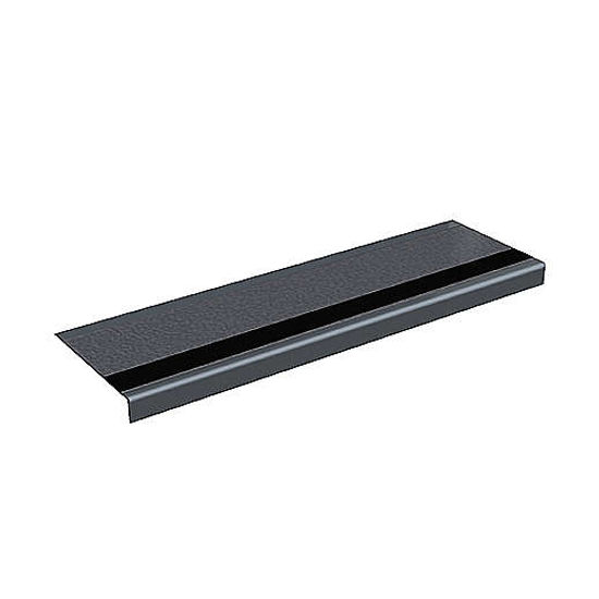 Vinyl Stair Tread Hammered AH061 Graphite with Visual 12-1/2" x 6'