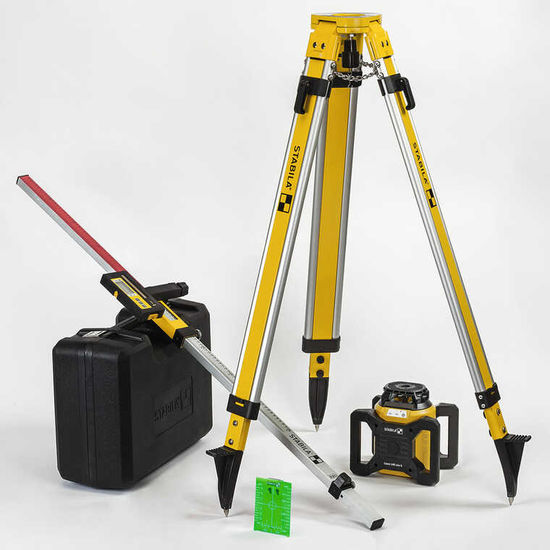 Rotary Laser Set with Tripod and Grade Rod LAR 160 G