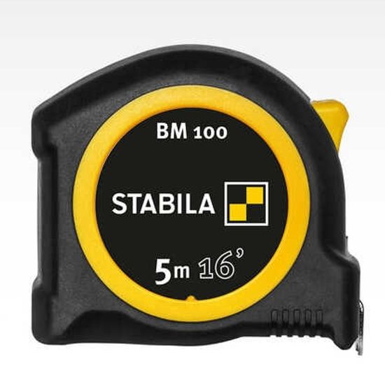 Pocket measuring tape BM 100 5 m/16'