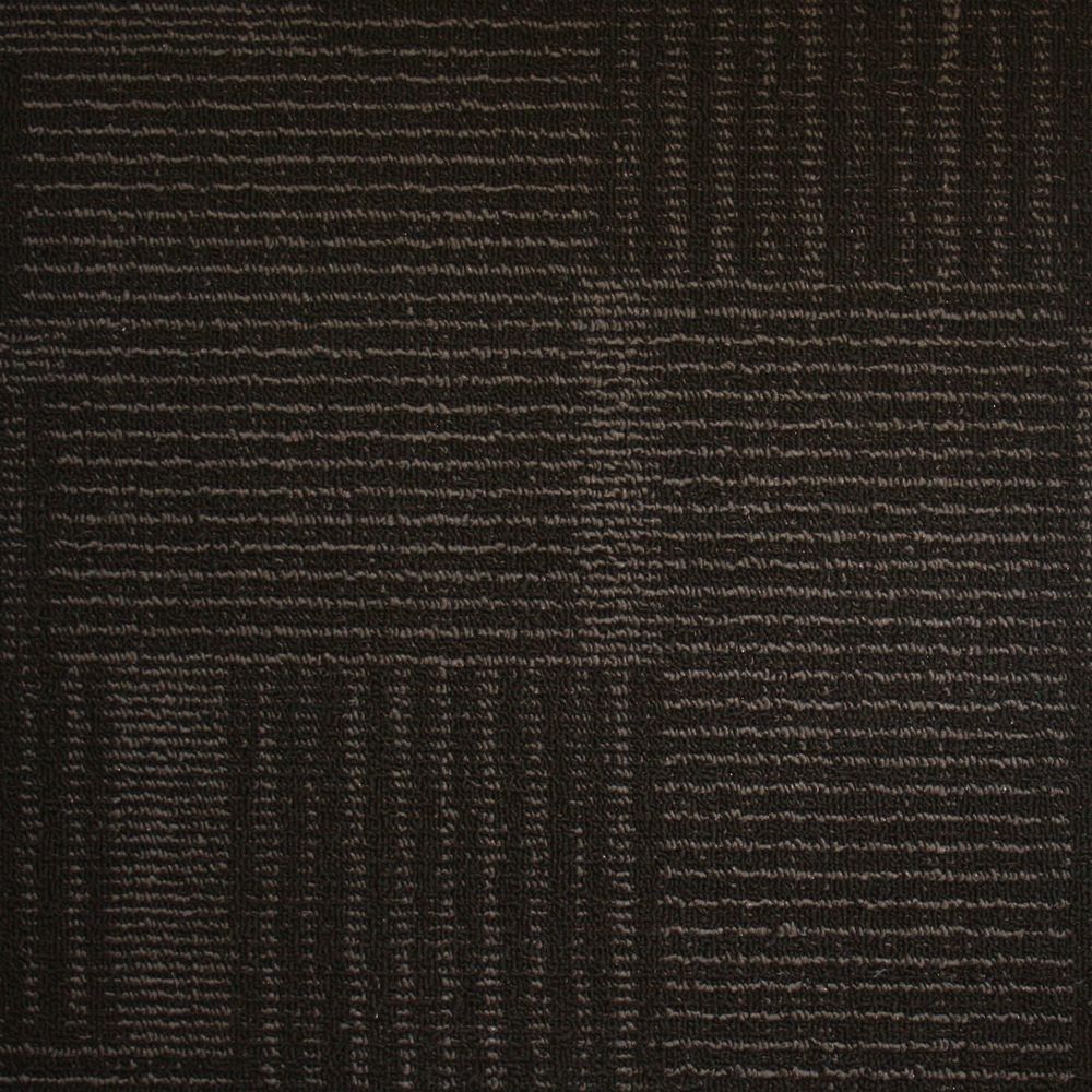 Kraus Carpet Tiles Rubicon Ebony 20" x 20" (707106) FloorBox
