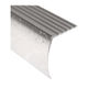 Aluminum Drop Stair Nosing, Hammered Clear Anodized - 1 5/8" x 12'