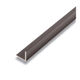 Undrilled Metal Corner, Mira Black - 3/4" x 3/4" x 8'