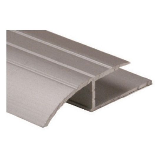 Laminate Floor Reducer, Satin Clear Anodized - 5/16" x 8'