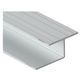 Laminate Floor T Divider, Satin Clear Anodized - 5/16" x 8'