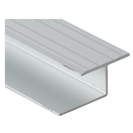 Laminate Floor Aluminum T Divider Satin Titanium 1/2" x 8'